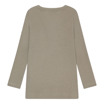 BIRKHOLM Rib Bluse Skygge Grøn